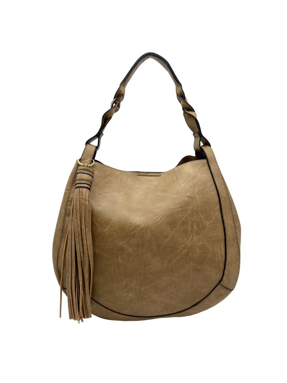 Jen & Co Tan Hobo Shoulder Bag